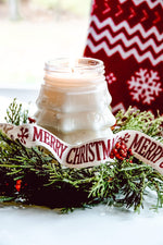 20oz Christmas Tree Mason Jar Candles