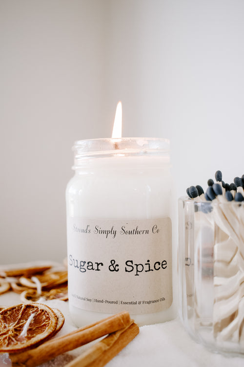 Sugar & Spice Christmas Candle