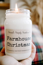 16oz Farmhouse Christmas Scented Candle