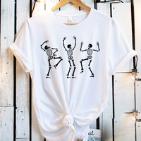 Dancing Skeleton Graphic T-Shirt