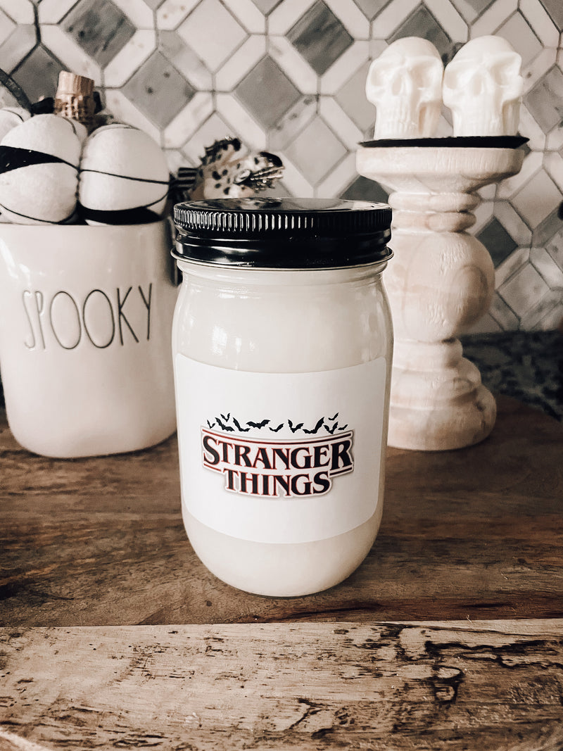 Stranger Things Halloween Candle