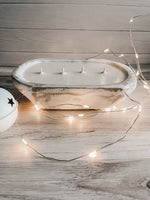 Classic Chippy White Dough Bowl Soy Candle