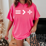 Math Teacher T Shirt Comfort Colors