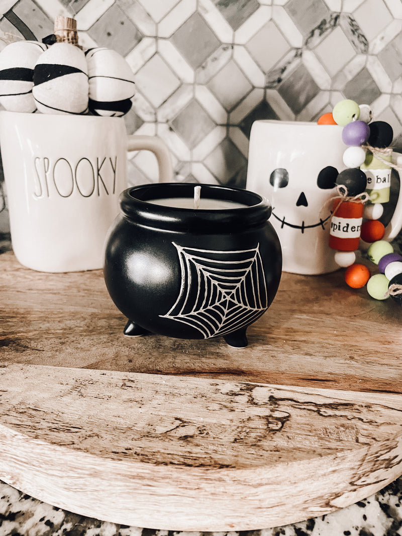 Halloween Cauldron Candle