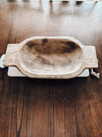 Large Heartland Wooden Dough Bowl