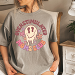 Overstimulated Mom’s Club Tee Shirt Comfort Colors