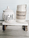 Coffee & Sugar Soy Candle, Coffee Candles