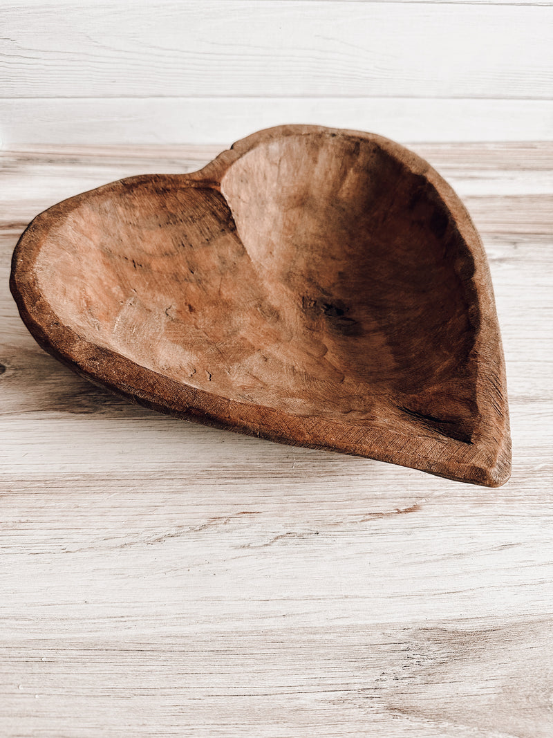 Wooden Heart dough bowl, unique Mother’s Day gift