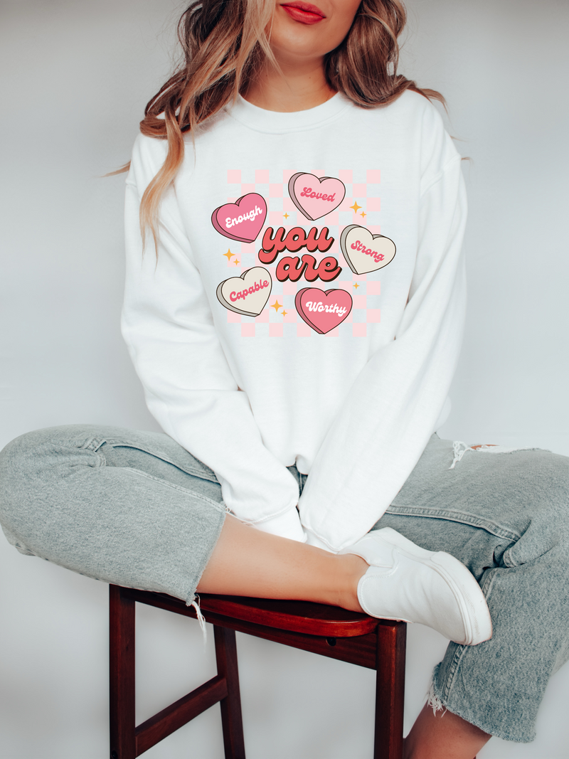 Self Love Women’s Crewneck Sweatshirt, Gildan Heavy Blend™ Crewneck Sweatshirt
