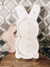 Bunny Dough Bowl Soy Candle in Chippy White & Rustic Brown - stroudsimplysouthernco